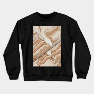 Travertine Stone Pattern Texture #3 Crewneck Sweatshirt